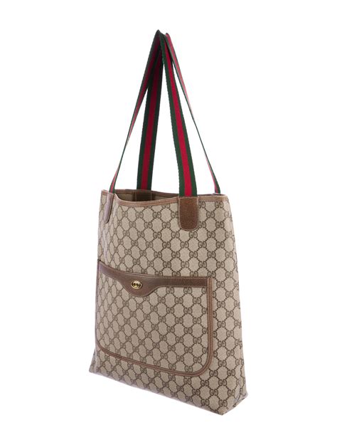 gucci online tote|gucci vintage tote.